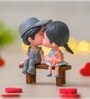 Romantic Kissing Couple Miniature Showpiece Valentine Gift
