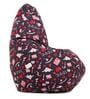 Love Letter Classic XXL Leatherette Bean Bag with Beans in Multi Colour