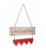 Love Lives Here Decorative Wall Hanging