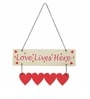 Love Lives Here Decorative Wall Hanging