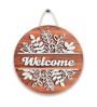 Love With Heart Silver MDF Wall Art