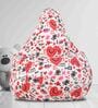 Love You Classic Xxl Bean Bag With Beans In Multi Colour