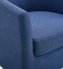 Lovida Fabric Barrel Chair in Royal Blue Colour