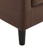 Lovida Fabric Barrel Chair in Coffee Brown Colour