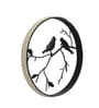 Bird Rattan Iron Multicolour Metal Wall Art