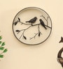 Bird Rattan Iron Multicolour Metal Wall Art