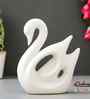 Loving Swan Showpiece Decorative Bird Figurine Statue (Resin White)| Home Decoration Items for Living Room Bedroom Hall Office Table| Home Decor Gifts for Birthday Housewarming Anniversary