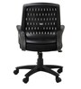 Mid Back Ergonomic Chair In In Black & Grey Colour Colour