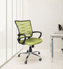 Mid Back Ergonomic Chair In In Lighte Green Colour Colour