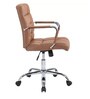 Noah Leatherette Executive Chair In Light Brown Colour