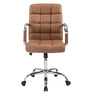 Noah Leatherette Executive Chair In Light Brown Colour