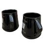 Low Battery Need Coffee Black Ceramic  Tea Cups