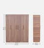 Loyal 4 Door Wardrobe In Leon Teak Finish
