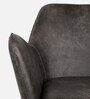 Loyal Leatherette Lounge Chair In Black Colour