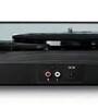 LS-10 Vinyl Record Player Bluetooth Turntable with Integrated Speaker (33/45 RPM), Black MDF