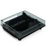 LS-10 Vinyl Record Player Bluetooth Turntable with Integrated Speaker (33/45 RPM), Black MDF