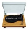 LS-10 Vinyl Record Player Bluetooth Turntable with Integrated Speaker Preamp, (33/45/78 RPM), Wood MDF