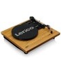 LS-10 Vinyl Record Player Bluetooth Turntable with Integrated Speaker Preamp, (33/45/78 RPM), Wood MDF