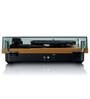 LS-10 Vinyl Record Player Bluetooth Turntable with Integrated Speaker Preamp, (33/45/78 RPM), Wood MDF