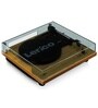 LS-10 Vinyl Record Player Bluetooth Turntable with Integrated Speaker Preamp, (33/45/78 RPM), Wood MDF