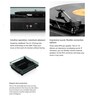 LS-10 Vinyl Record Player Bluetooth Turntable with Integrated Speaker Preamp, (33/45/78 RPM), Wood MDF