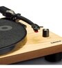 LS-300 Turntable Vinyl Record Player with Bluetooth and 2 Separate Speakers, Wooden Finish