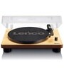 LS-300 Turntable Vinyl Record Player with Bluetooth and 2 Separate Speakers, Wooden Finish