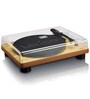 LS-300 Turntable Vinyl Record Player with Bluetooth and 2 Separate Speakers, Wooden Finish
