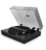 LS-300 Vinyl Record Player with Bluetooth Turntable and 2 Separate Speakers, Black Colour