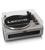 LS-440 Turntable Vinyl Record Player with Bluetooth Belt Drive, Pitch Control, Preamp, RCA Out and AUX-In 3.5Mm Integrated 4 Speaker