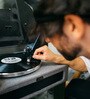 LS-440 Turntable Vinyl Record Player with Bluetooth Belt Drive, Pitch Control, Preamp, RCA Out and AUX-In 3.5Mm Integrated 4 Speaker