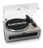 LS-440 Turntable Vinyl Record Player with Bluetooth Belt Drive, Pitch Control, Preamp, RCA Out and AUX-In 3.5Mm Integrated 4 Speaker