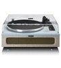 LS-440 Turntable Vinyl Record Player with Bluetooth Belt Drive, Pitch Control, Preamp, RCA Out and AUX-In 3.5Mm Integrated 4 Speaker- 40 Watt RMS with Blue Fabric