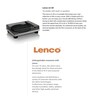 LS-50 Bluetooth Vinyl Record Player Turntable with Integrated Speaker  Preamp, (33/45/78 RPM), Vinyl To Mp3, Includes Extra Stylus, Wood Brown Colour
