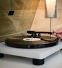 LS-50 Vinyl Record Player Turntable Bluetooth with Integrated Speaker Preamp (33/45/78 RPM) Vinyl To Mp3, Includes Extra Stylus, Grey Colour