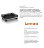 LS-50 Vinyl Record Player Turntable Bluetooth with Integrated Speaker Preamp (33/45/78 RPM) Vinyl To Mp3, Includes Extra Stylus, Grey Colour