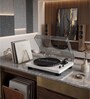 LS-50 Vinyl Record Player Turntable Bluetooth with Integrated Speaker Preamp (33/45/78 RPM) Vinyl To Mp3, Includes Extra Stylus, Grey Colour