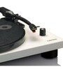LS-50 Vinyl Record Player Turntable Bluetooth with Integrated Speaker Preamp (33/45/78 RPM) Vinyl To Mp3, Includes Extra Stylus, Grey Colour