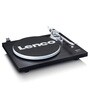 LS-500 Vinyl Record Player Bluetooth Turntable with Two Separate Speakers, Black MDF Case