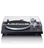 LS-500 Vinyl Record Player Bluetooth Turntable with Two Separate Speakers, Black MDF Case
