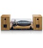 LS-500 Vinyl Record Player Bluetooth Turntable with 2 Separate Speakers, Wooden Finish