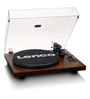LS-600WA Vinyl Record Player Turntable AT-VM95E Cartridge Carbon Fibre Tone Arm Amplifier with Bluetooth Plus 2 External Speakers, Wooden Finish