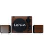 LS-600WA Vinyl Record Player Turntable AT-VM95E Cartridge Carbon Fibre Tone Arm Amplifier with Bluetooth Plus 2 External Speakers, Wooden Finish