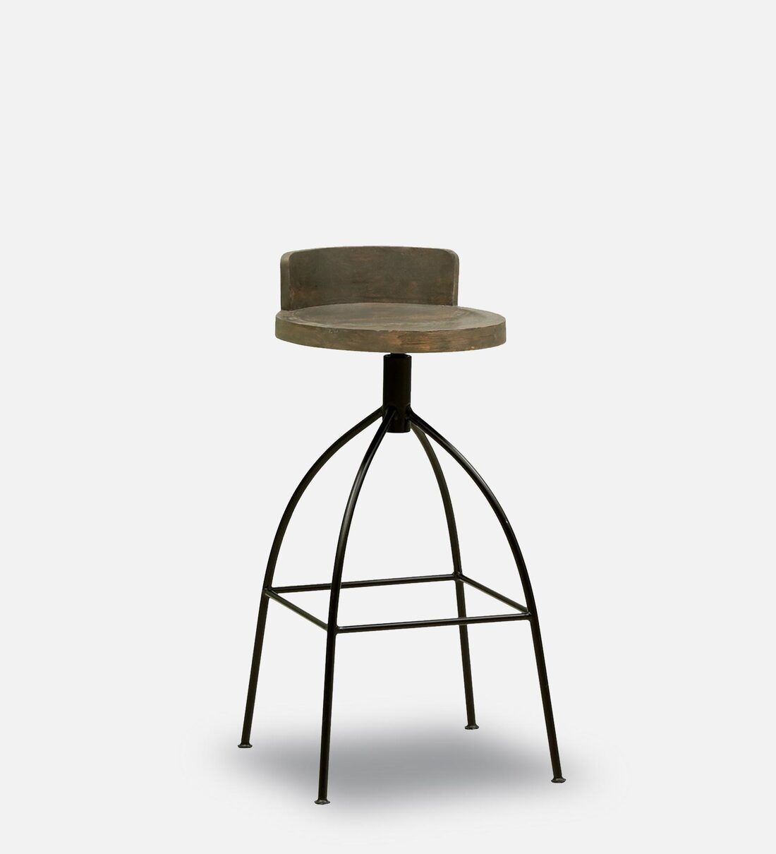 Buy Luca Metal Bar Stool In Metallic Finish By Bohemiana Online Industrial Bar Stools Bar