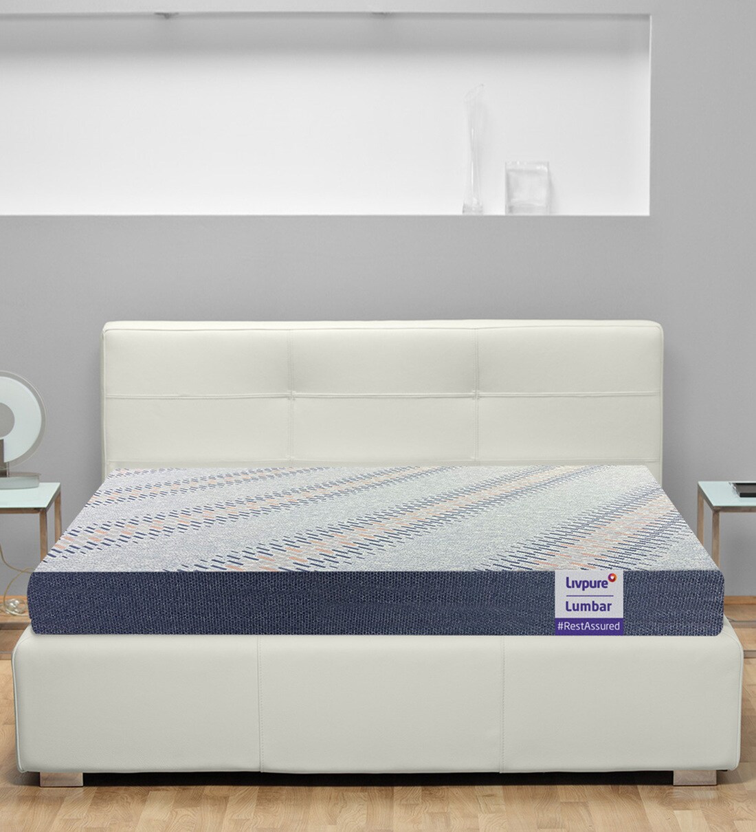 Buy Lumbar 4 Inch HR Foam King Size Mattress By LivPure Smart Online