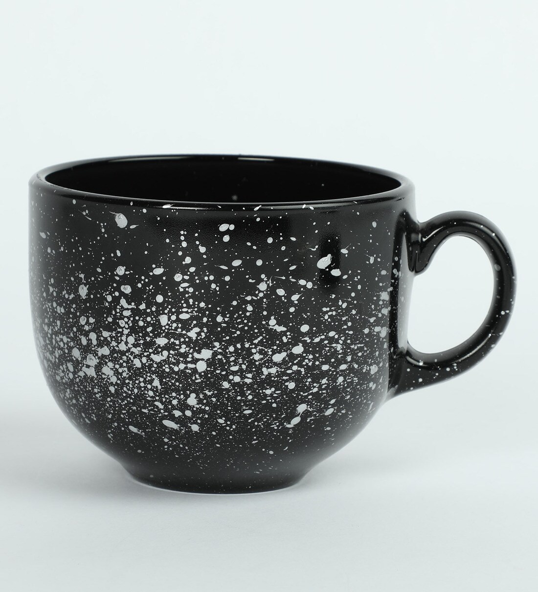 Buy 400 ML Black Glass Tea Cup by Luminarc Online Cups & Saucers