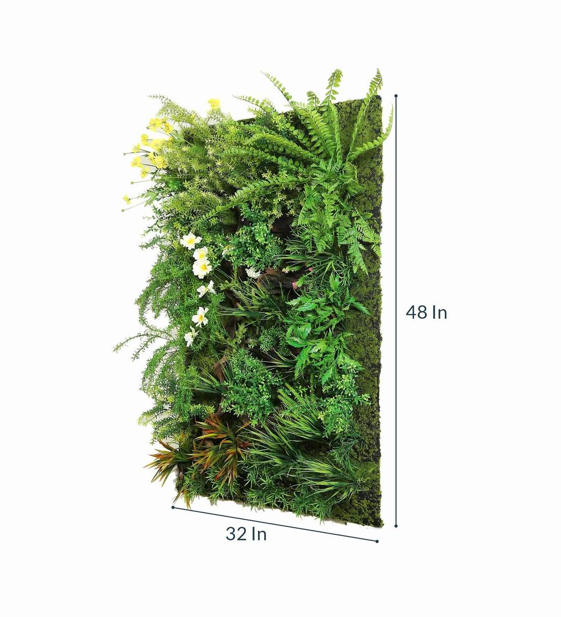 Buy Lush Vertical Garden Wall Hanging by Green Wall Online Artificial