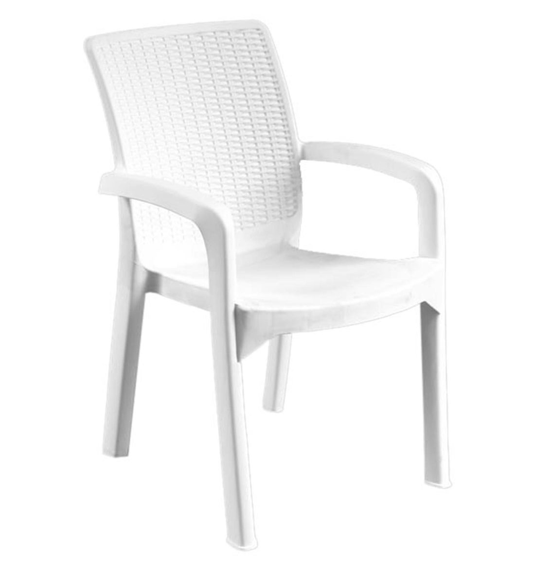 Buy Luxury Plastic Chair in White Colour by Italica Online Armed Plastic Chairs Plastic