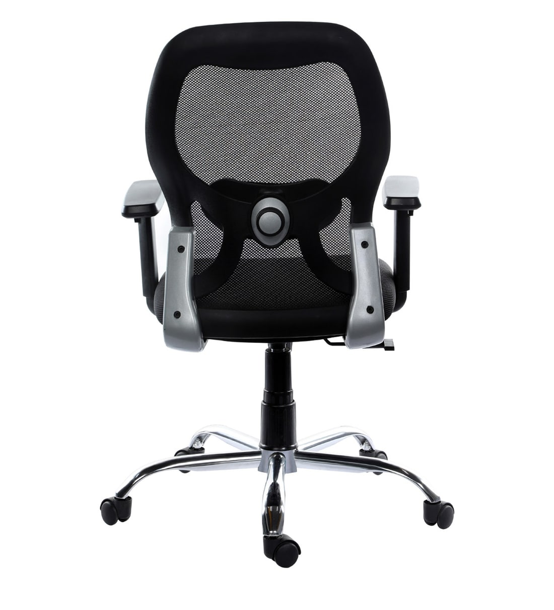 Buy Luzo Ergonomic Chair in Black Colour by Atmosphere Online Mid