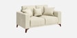 Luca Fabric 2 Seater Sofa In Maple Cream Color